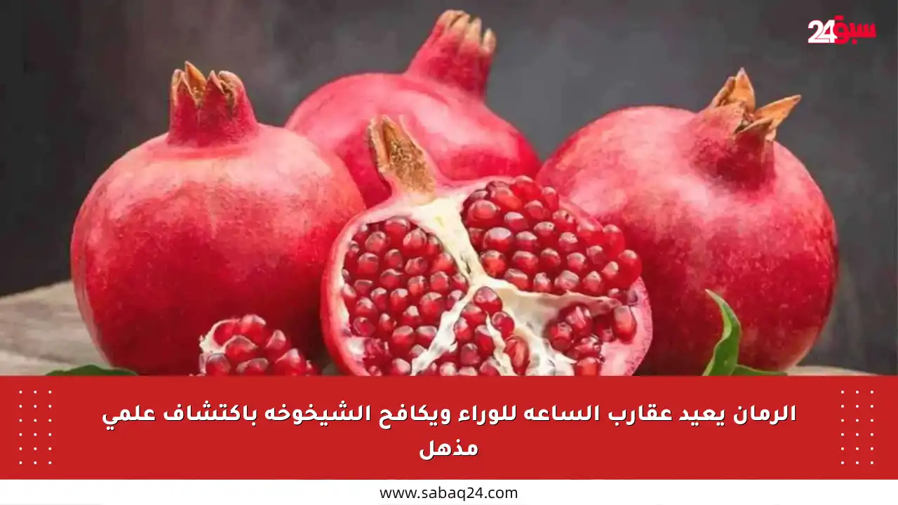 الرمان يعيد عقارب الساعة للوراء ويكافح الشيخوخة باكتشاف علمي مذهل